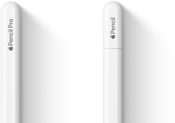 Apple Pencil Pro a Apple Pencil (USB‑C) vedľa seba